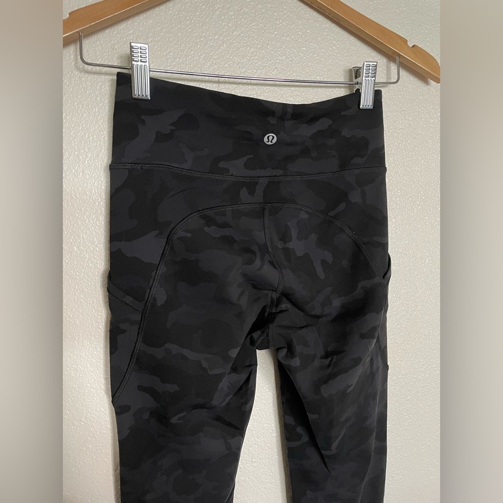 lululemon athletica Black Camo High-Rise Leggings